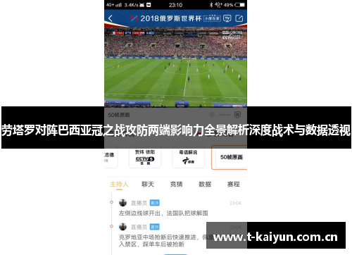 劳塔罗对阵巴西亚冠之战攻防两端影响力全景解析深度战术与数据透视 劳塔罗对阵巴西亚冠之战攻防两端影响力全景解析深度战术与数据透视